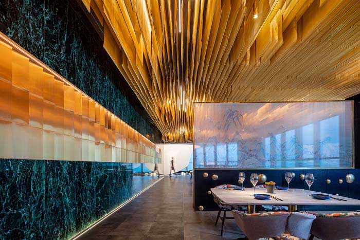 1200m2郑州西餐厅设计装修效果图