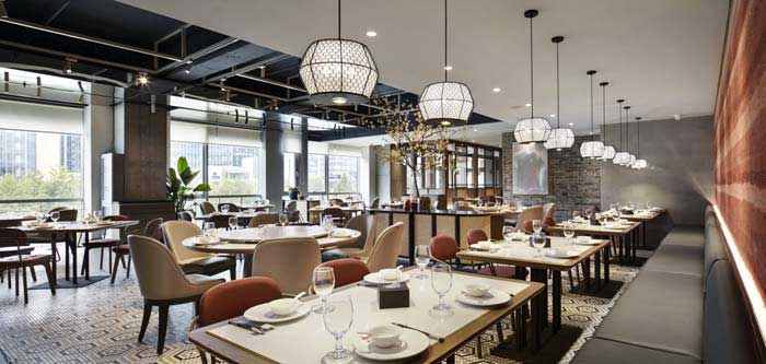 680m2郑州中式餐厅设计效果图