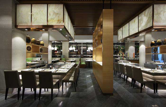 周口日式餐厅设计400m2装修效果图