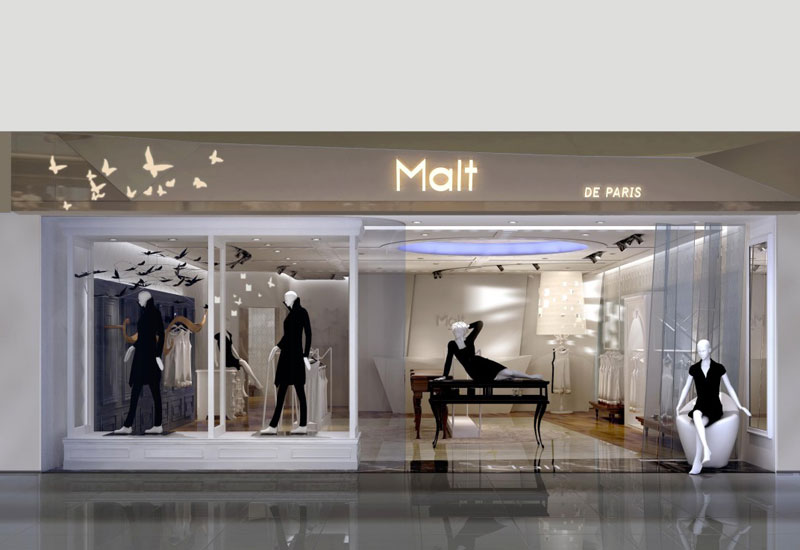 Malt服饰门店装修设计效果图